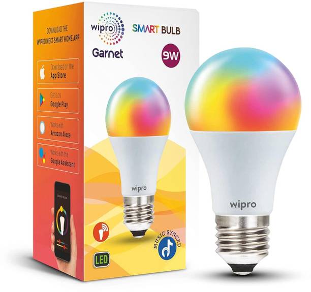 Wipro Garnet 9W E27 Smart Bulb Smart Bulb
