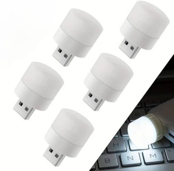 Luxurium decor 1 W Round Plug & Play USB Gadget Bulb