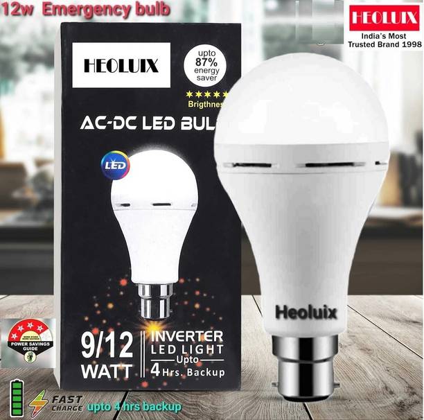 heoluix 12 W Inverter Standard B22 D Inverter Bulb