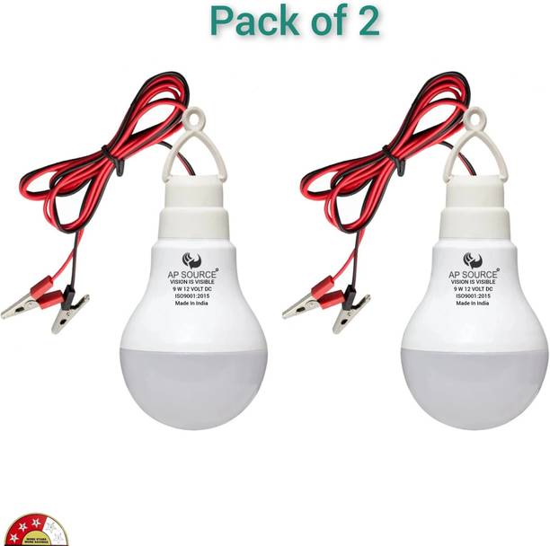AP Source 9 W Basic Round 2 Pin LED Bulb
