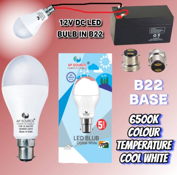 AP Source 5 W Round B22 LED Bulb