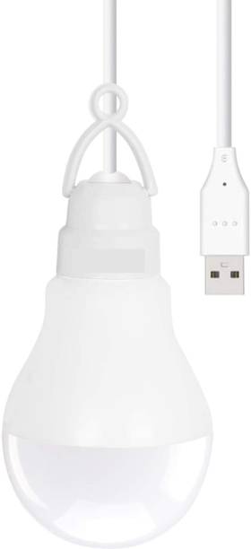 Worldwide e-Mart 5 W Round Plug & Play USB Gadget Bulb
