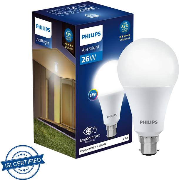 PHILIPS 26 W Basic Round B22 D LED Bulb