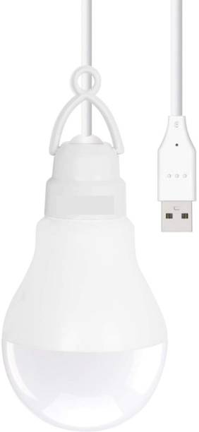 Worldwide e-Mart 5 W Round Plug & Play USB Gadget Bulb