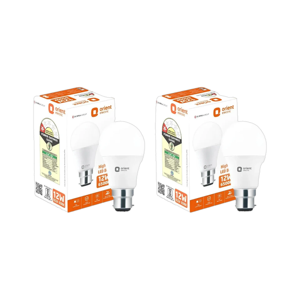 Orient Electric 12 W Basic, Eye Safety Compliance Round B22 LED Bulb