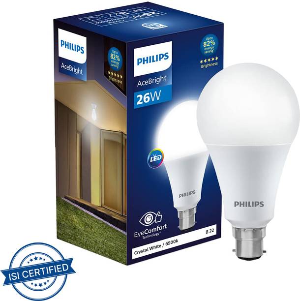 PHILIPS 26 W Basic Round B22 D LED Bulb