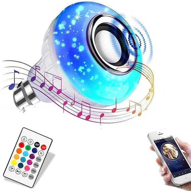 ZYNATY Bluetooth Light Music Bulb for Bar Decoration, Home, party, Restaurant Smart Bulb