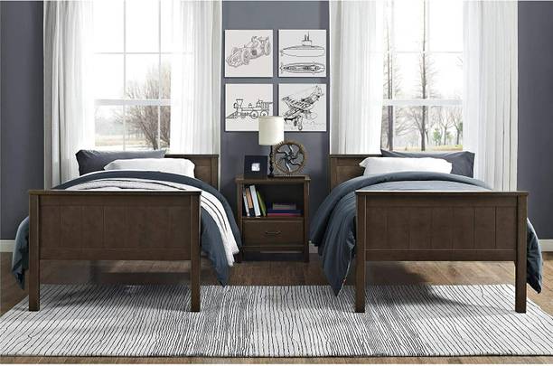 APRODZ Solid Wood Bunk Bed