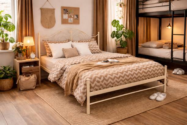 KTG Handicraft Loft bed Metal Loft Bed