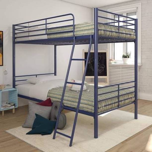 Vibrant Interior Rock Blue (6x3) Metal Bunk Bed