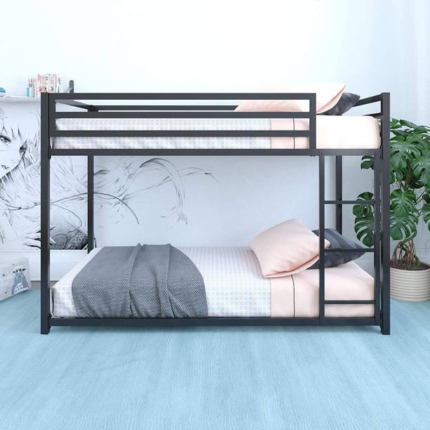 Auxiliary ®™|Sigma Pro Bunk Bed for Junior/Adult with Guard Rail, Space-Saving,Noise Free Metal Bunk Bed