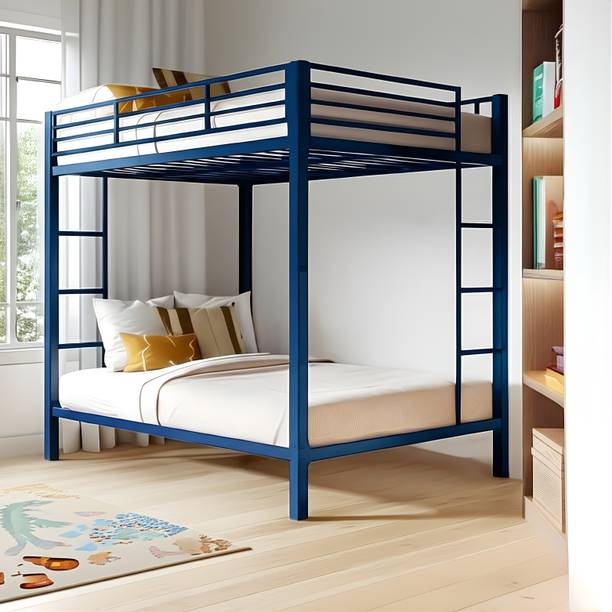 Heaven Shield ®™ | Twin Bed for Junior/ Adults with Guard Rail, Metal Bunk Bed Metal Bunk Bed