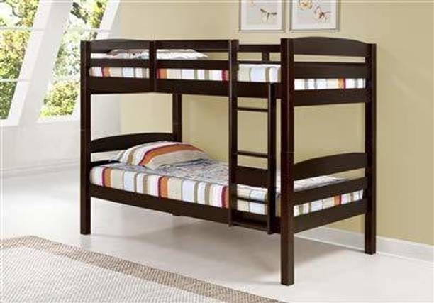 APRODZ Sheesham Wood Fretno Kids Bunk Beds with Ladder for Bedroom Solid Wood Bunk Bed
