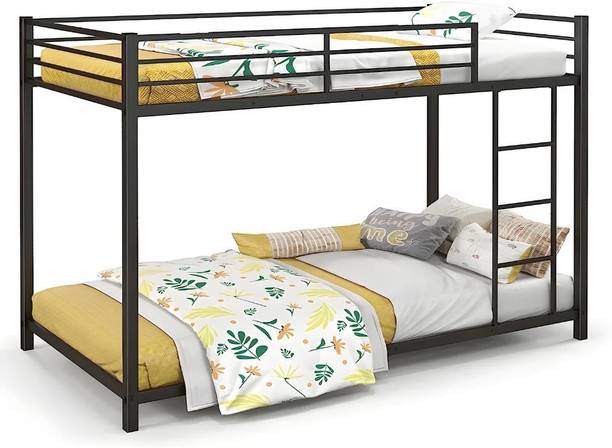 Vibrant Interior Marya Black (6x2.5) Metal Bunk Bed