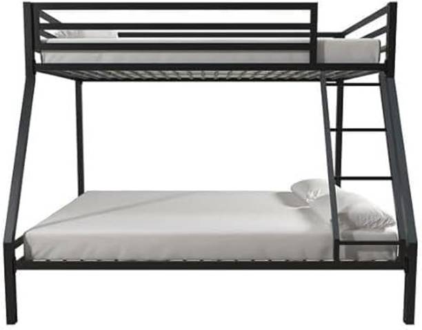 Metalsmith Bunk Bed for Junior, Twin Over Full Size Beds with Sturdy Guard Rail Metal Bunk Bed