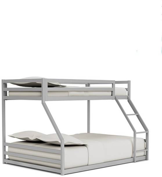 Vibrant Interior Ahem Grey Metal Bunk Bed