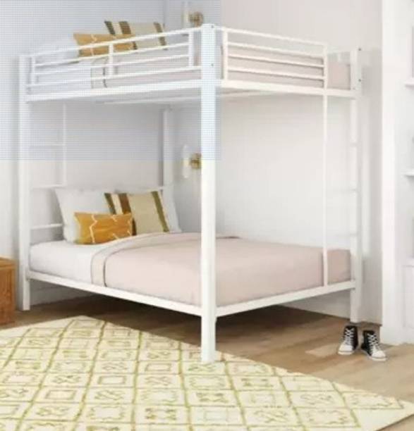 Auxiliary ®™|Sigma Pro Bunk Bed for Junior/Adult with Guard Rail, Space-Saving,Noise Free Metal Bunk Bed