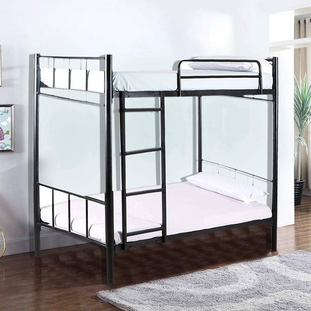 Vibrant Interior Virgo Black (6x2.5) Metal Bunk Bed