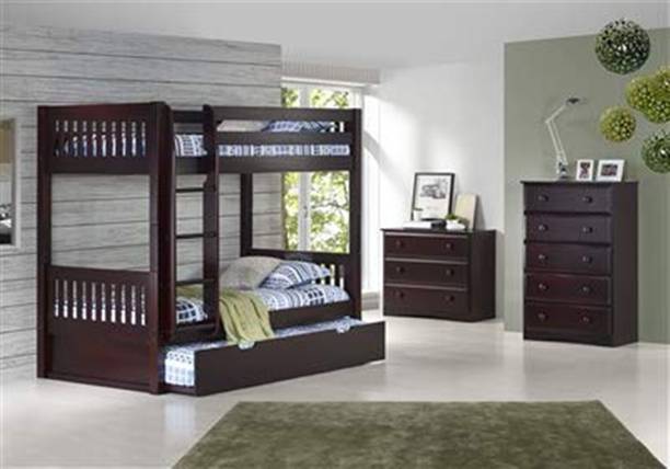 APRODZ Sheesham Wood Solid Wood Bunk Bed