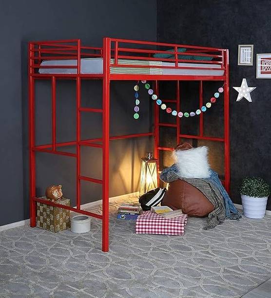 ADORN MART Metal Loft Bed