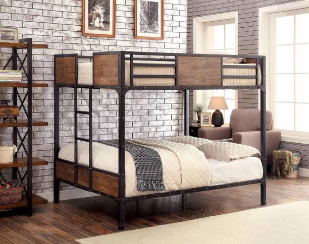 APRODZ Ellison Full Size Bunk Bed Solid Wood Bunk Bed