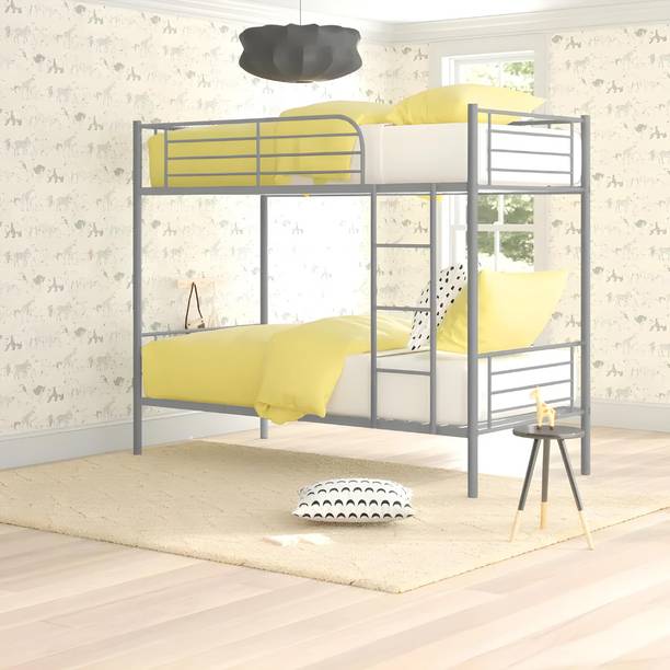 Vibrant Interior ADVIK SILVER (6x2.5) Metal Bunk Bed
