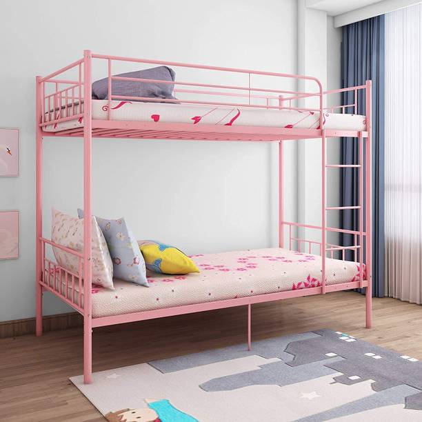 Vibrant Interior ADORA PINK (6x2.5) Metal Bunk Bed
