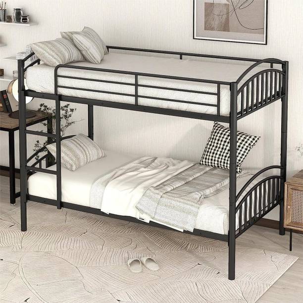 Vibrant Interior SHALIN Black (6x3) Metal Bunk Bed