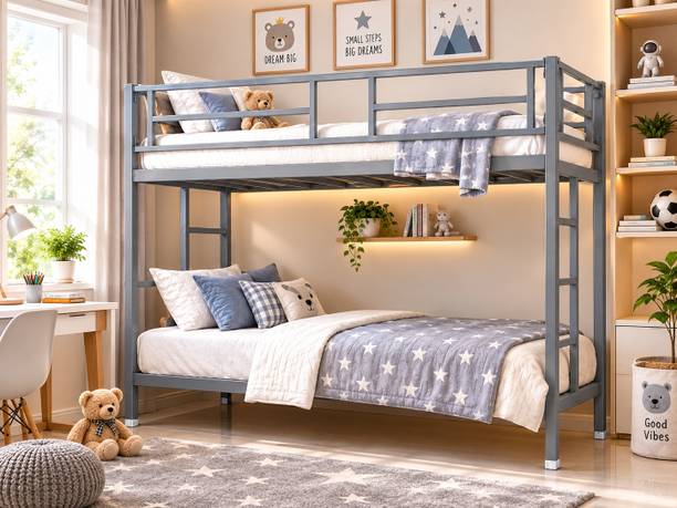Navlaksh ™ ELEVO |TWIN BED FOR KIDS AND ADULTS Space saving Metal Bunk Bed