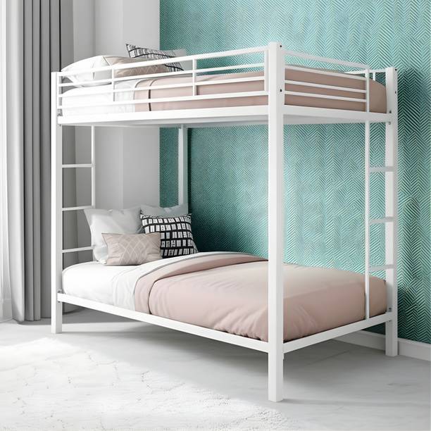 Heaven Shield ®™ | Twin Bed for Junior/ Adults with Guard Rail, Metal Bunk Bed Metal Bunk Bed