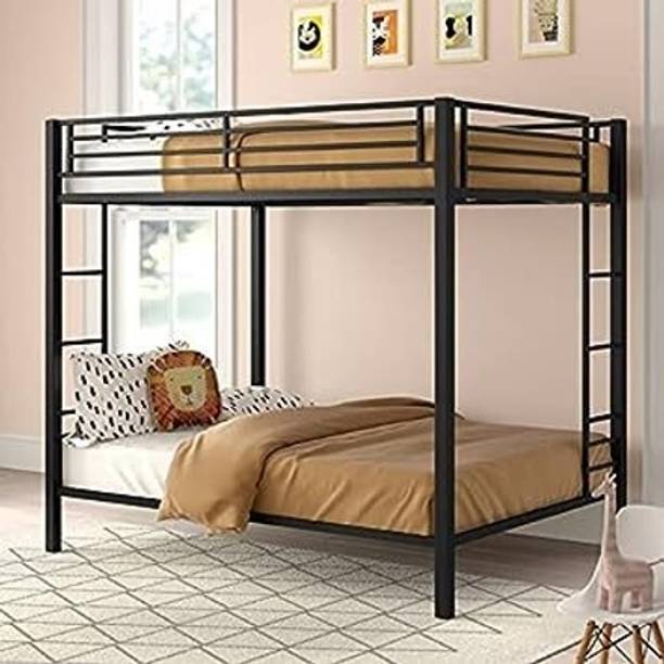 Vibrant Interior Amar .Black (6x3) Metal Bunk Bed