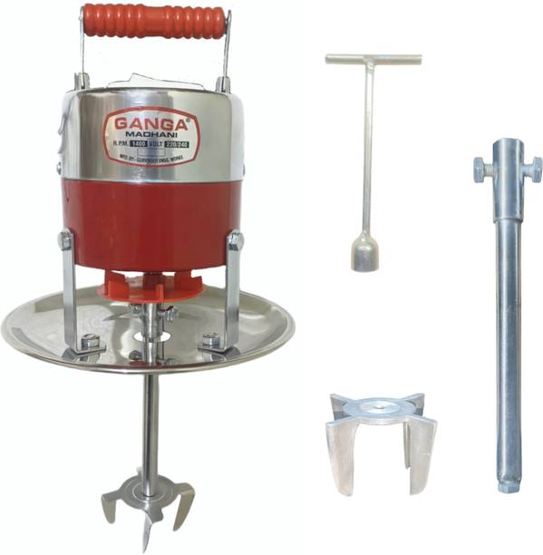G A N G A Small Electric Madhani Butter Maker Lassi Machine With 2 Rods And 2 Churners Butter Maker Churn