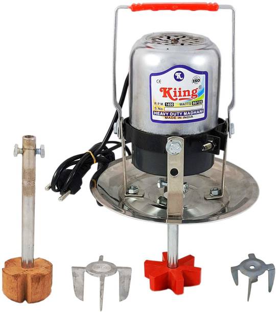 KIING madhani machine wih two rods and four flowers capacity 6 ltrs Butter Maker Churn