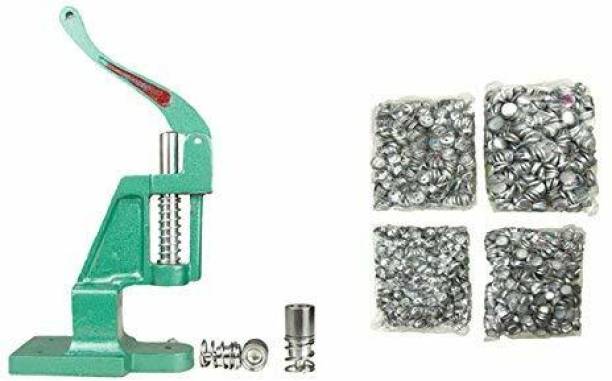 Oson Fabric button making machine with 2 steel dies & 2800 Shells