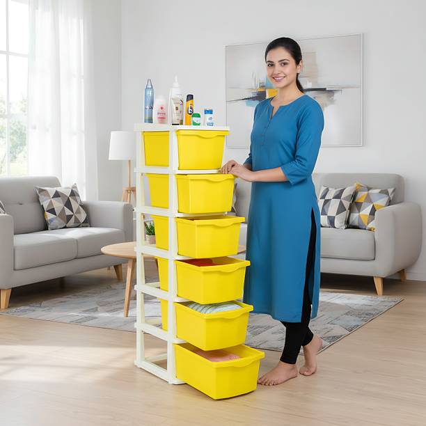PARASNATH Boxo 6 Layer (Yellow) Multi-Purpose Modular D...