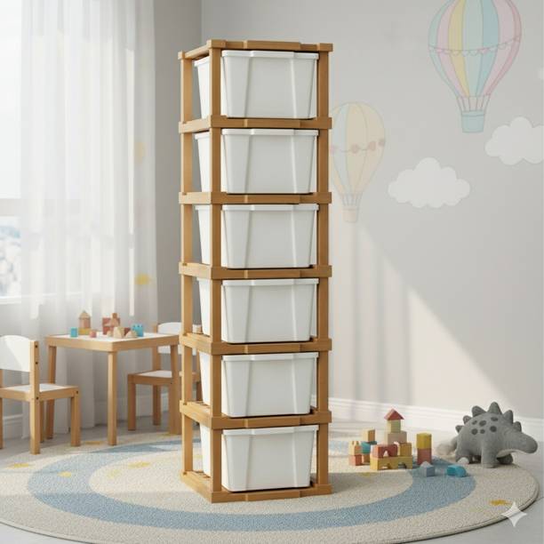 MAXTID Architect & Designer Remote Work Essential Modular Desk Side-Unit Plastic Free Standing Cabinet