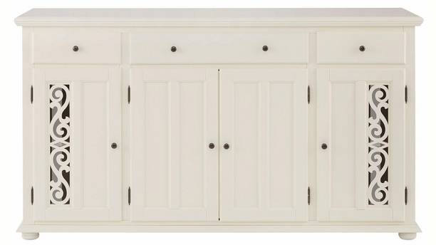 APRODZ Preto Solid Wood Free Standing Cabinet