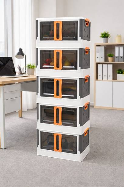 PSA 5 Layer Modular Storage Plastic Free Standing Cabinet