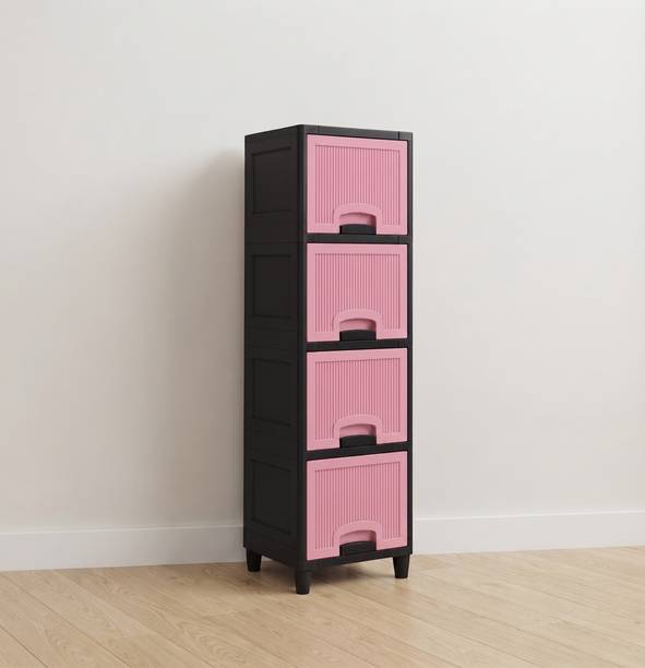 YASHODEEP PLASTIC Plastic Multi Layer Storage Cupboard Plastic Free Standing Chest of Drawers