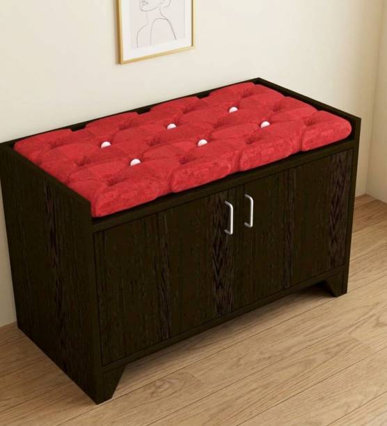 SPECIALITY PANELS 2 Door Multipurpose Cabinet with Cushion & Termite Resistance Engineered Wood Free Standing Cabinet
