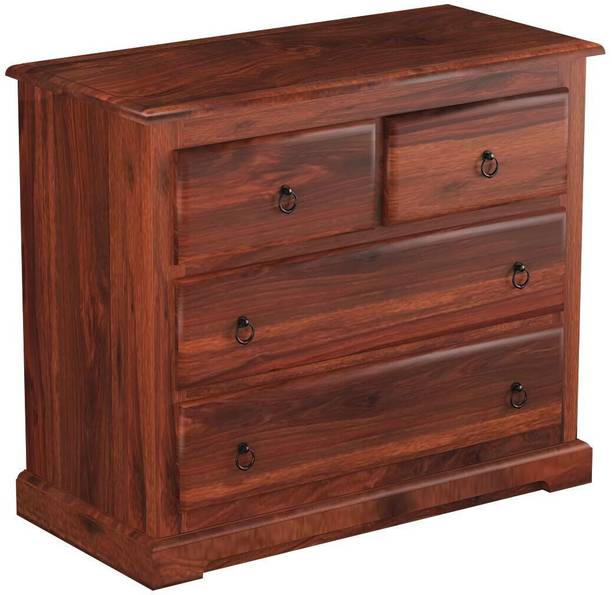 WOODENJOY Solid Wood Chest Drawer/wooden Cabinet/Storage Unit for Home/Office/Livingroom Solid Wood Free Standing Chest of Drawers
