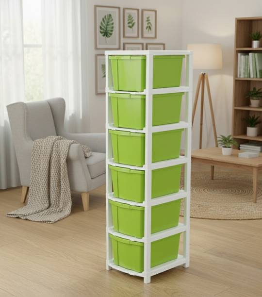 Suptikes Architect & Designer Remote Work Essential Modular Desk Side-Unit PP Collapsible Wardrobe