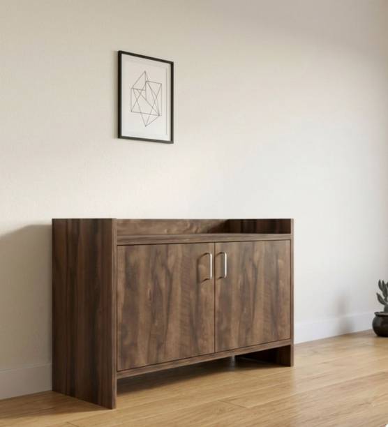 BLACKWOODS 2 Doors Multipurpose Cabinet with Termite Resistance Engineered Wood Free Standing Cabinet