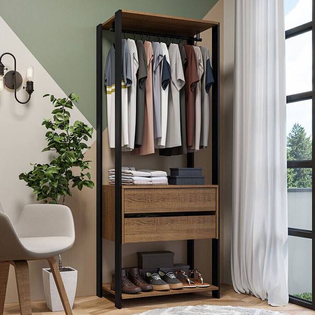 Madesa Valencia Modular Wardrobe Engineered Wood Free Standing Cabinet