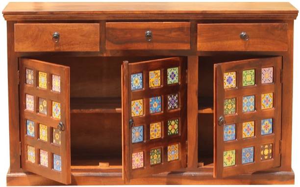 Flipkart Perfect Homes Sheesham Solid Wood Solid Wood Free Standing Sideboard