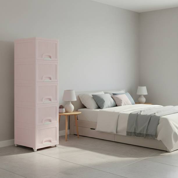 MAXTID Architect & Designer Remote Work Essential Modular Desk Side-Unit Plastic Free Standing Cabinet