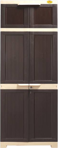 NP NATIONAL Since 1952 Plastic Almirah Cabinet Plastic Wardrobe Plastic Cupboard Plastic Free Standing Cabinet