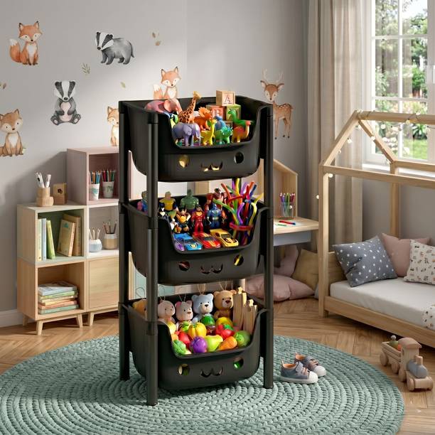 Viseman multi layer Cabinet Designed for Neat Rooms Plastic Free Standing Cabinet