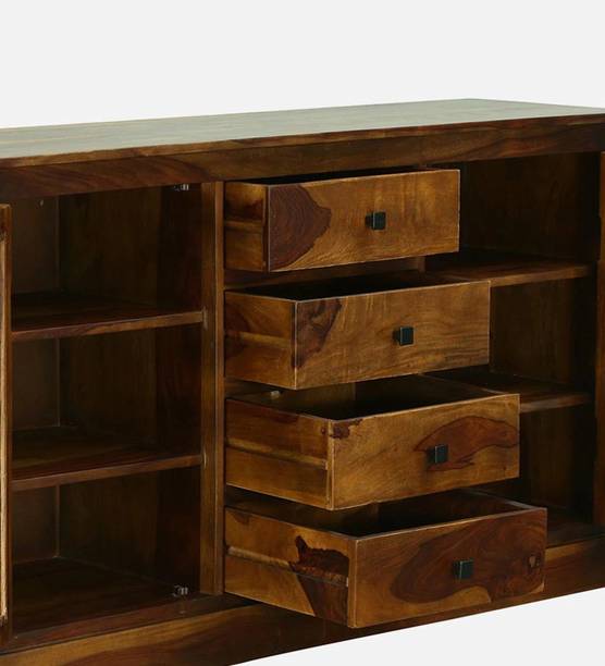 Flipkart Perfect Homes Sheesham Solid Wood Solid Wood Free Standing Sideboard