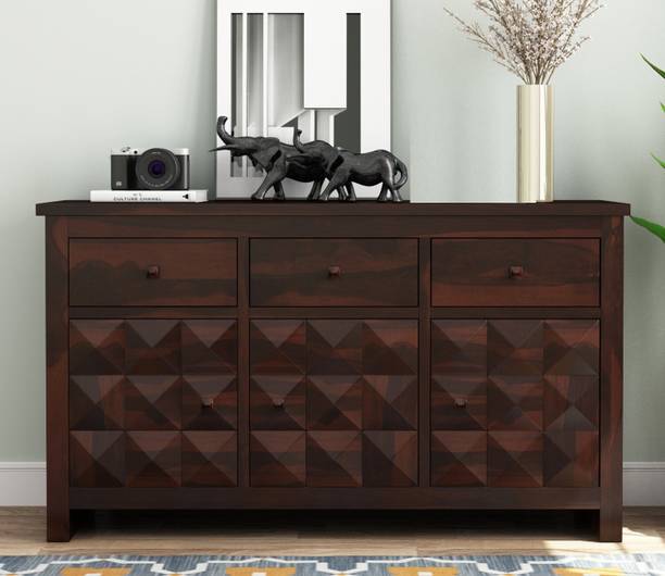 Cherry Wood Rosewood ( Sheesham ) Solid Wood Free Standing Sideboard